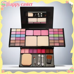 Full Face Multi-Functional Makeup Palette with 49 Colors, Glitter Eyeshadow, Nude Waterproof Lipstick & Blush Powder Set – Complete Look in One Palette