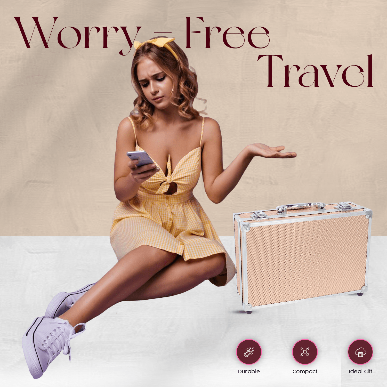 UK LOCAL SELLER - 84pcs All-in-one Makeup Kit with Pink Lined Aluminium Vanity Case – Eyeshadow Palette, Lip Gloss, Brushes & Full Face Cosmetics with Tools, Makeup Box, Ideal Gift for Women & Teen Girls | Sent and Fulfilled from UK Warehouse and Delivered on a Tracked 48 UK Postal Service - Image 11