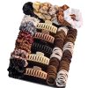 New Collection of Hair Accessories for Women: Seamless Ponytail Holders, Assorted Hair Clips, Scrunchies, and Hair Bands for Holiday Parties