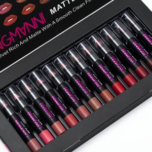 12pcs Matte Velvet Lipstick Set