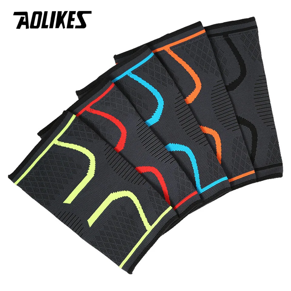 1PCS Fitness Running Cycling Knee Support Braces Elastic Nylon Sport Compression Knee Pad Sleeve for Basketball Volleyball - Image 4
