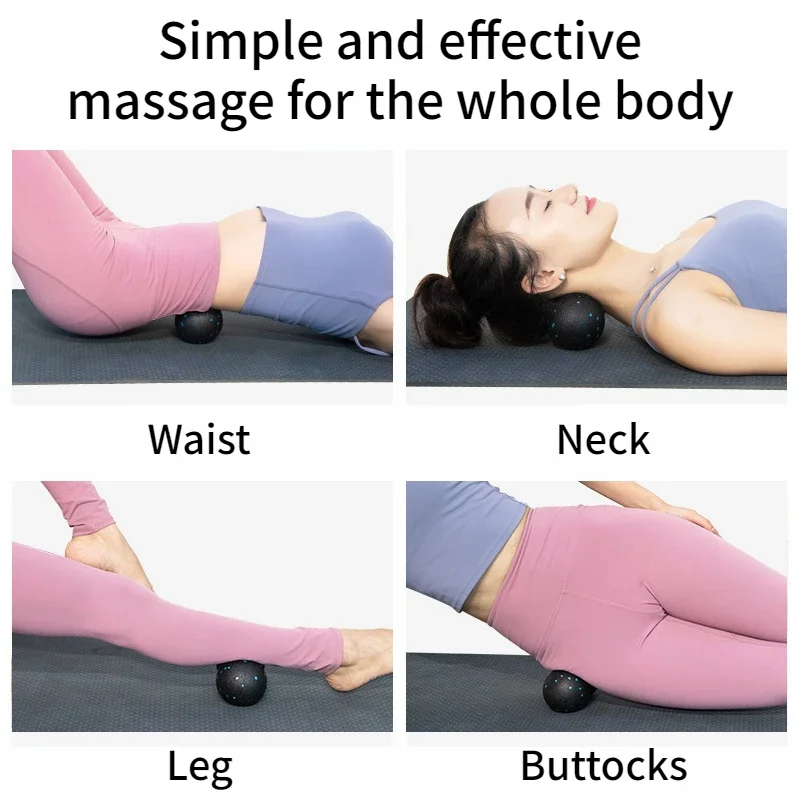 Fitness Ball High Density EPP Peanut Massage Ball Lightweight Back/Neck/Foot Mobility Ball Deep Tissue Myofascial Release - Image 4