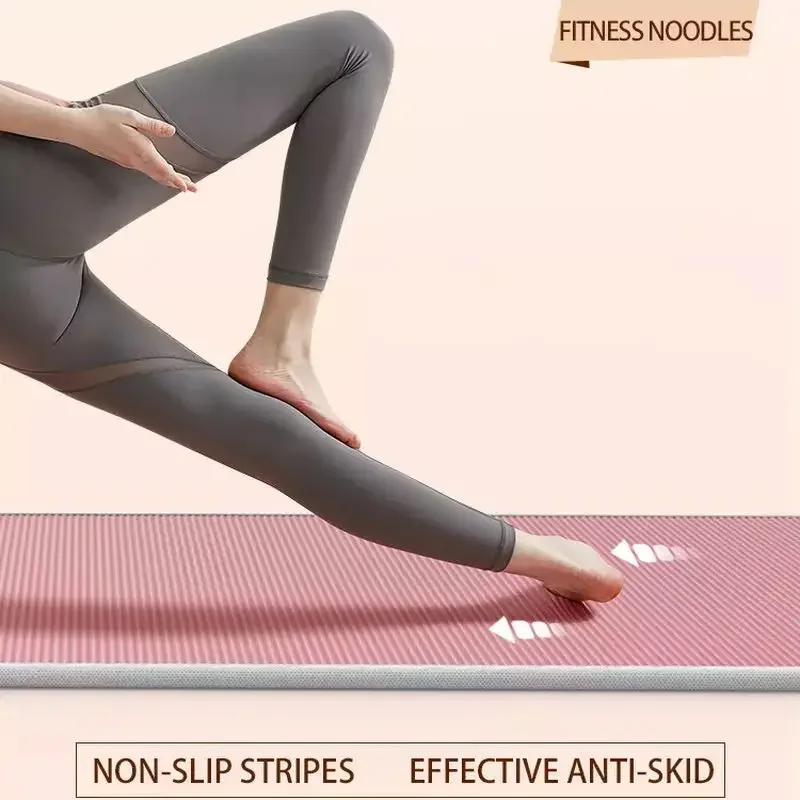 185*90CM Thickened Yoga Mat NBR Waterproof High Density Rebound Yoga Mat Home Gym Non-Slip Mat for Fitnes Pilates Gymnastics - Image 5