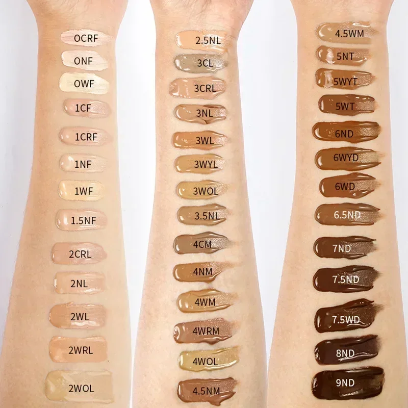 New Small Bottle Liquid Foundation Cream For Face Concealer Matte Female Makeup Base Waterproof Long Lasting Facial Cosmetics - Image 4