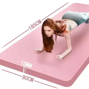 185*90CM Thickened Yoga Mat NBR Waterproof High Density Rebound Yoga Mat Home Gym Non-Slip Mat for Fitnes Pilates Gymnastics