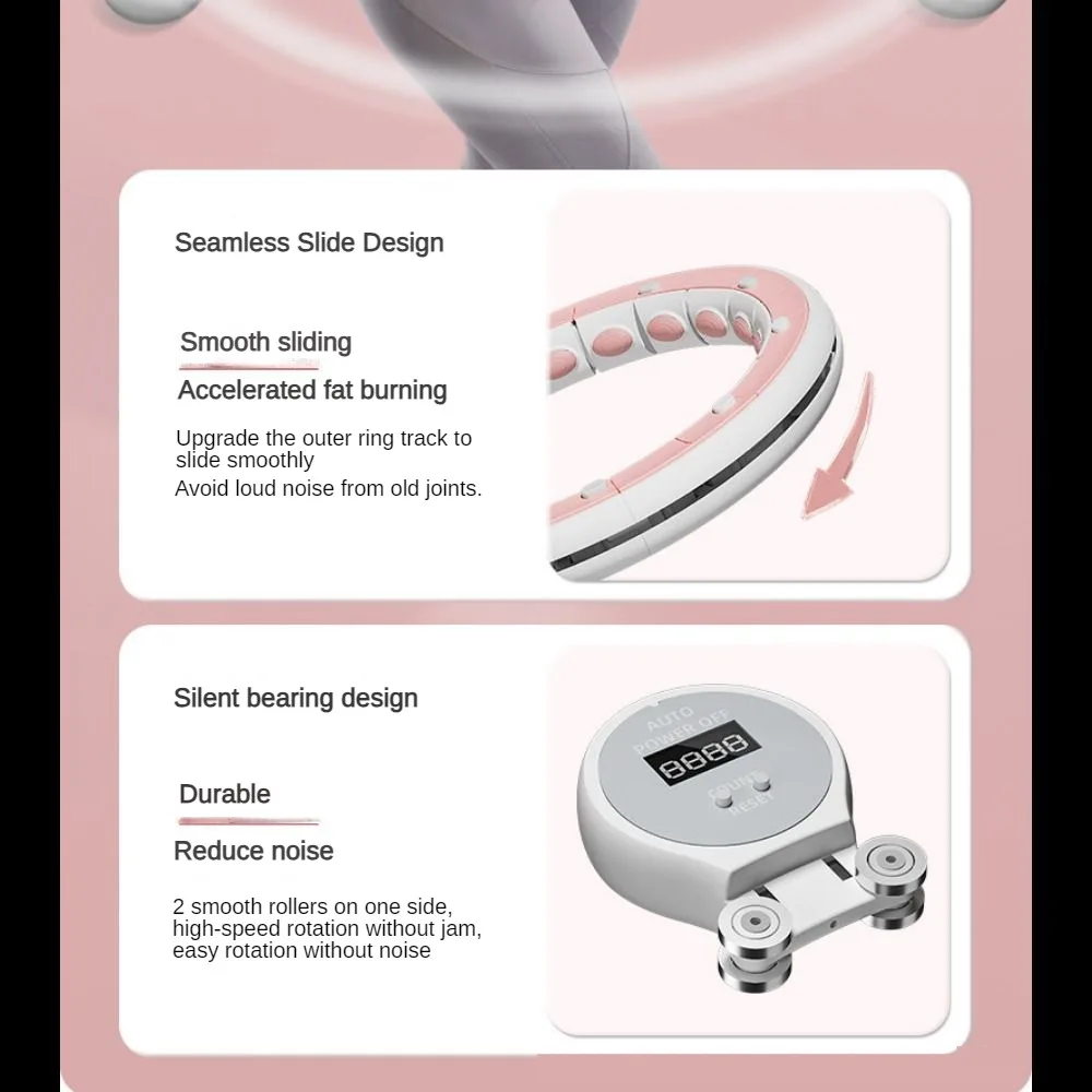 Intelligent Hoola Hoop Equipment Fitness Slim Tummy Concealment Exercise Equipment Weight Loss Fat Burning Exercise Sport Hoops - Image 6