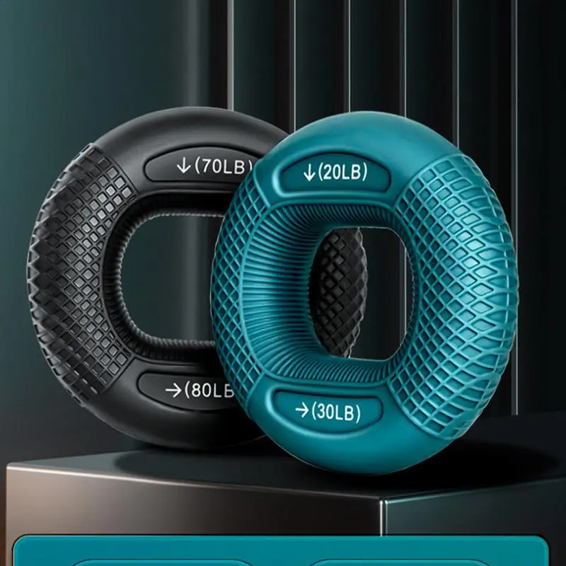 Silicone Finger Gripper Ring Hand Muscle Strengthener Ring Wrist Finger Trainer Exercise Carpal Expander Workout Fitness Device - Image 2