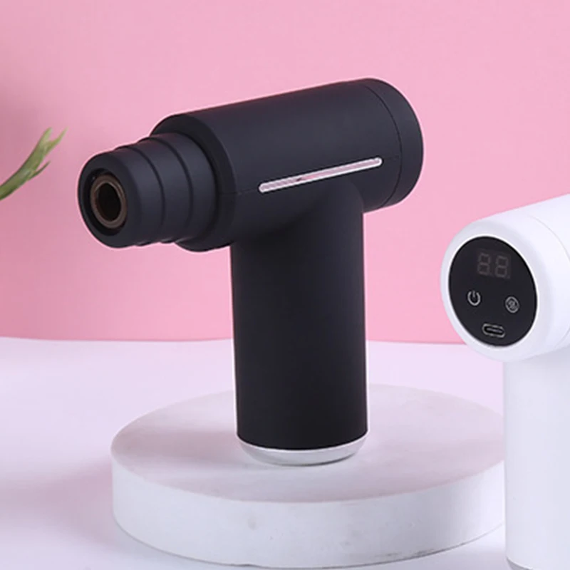 Professional Level Muscle Massage Gun Relaxation Intelligent Exercise Fitness Massager Cold And Hot Compress Fascia Gun 6 Heads - Image 4