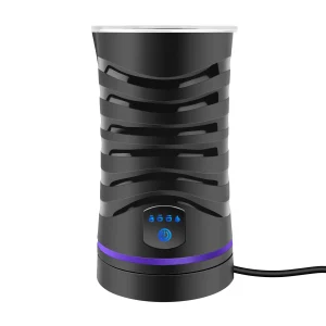 4 in 1 Automatic Milk Frother Electric, 600ml Capacity Hot & Cold Milk Foamer, Silent Operation for Coffee Cappuccino Chocolatte