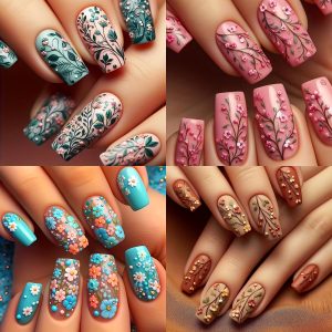 96pcs Press-On Fake Nails in Various Styles and Colors, Glossy Finish, Easy to Apply and Remove. Simple, Sweet, Elegant, and Luxurious Designs, Removable Nail Stickers Suitable for Parties, Gatherings, Daily Wear, Includes 4 Gel Jellies, and a Nail File