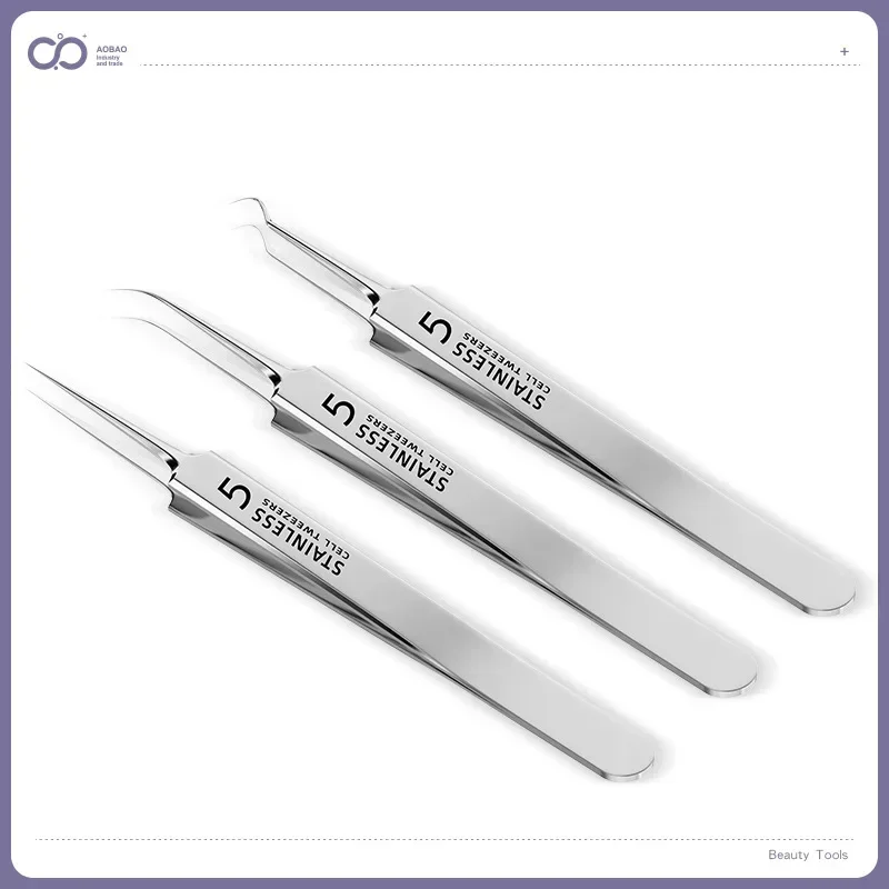 4-11Pcs Ingrown Hair Tweezers Acne Blackhead Removal Needles Black Dots Cleaner Pore Cleaner Deep Cleansing Face Skin Care Tools - Image 4