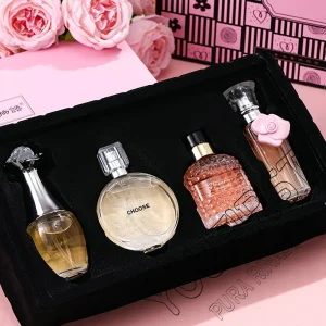 Brand Gift Box 4Pcs Set Perfume Women Parfum Femme 100ml Fresh Natural Floral Scent Spray Feminino Perfumes De Mujer Originales