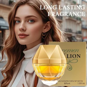 Hot Million Gold Perfume Seductive Leather Notes, Soft Golden Millionaire Scent, Ideal Valentine's Day Gift for Men and Women