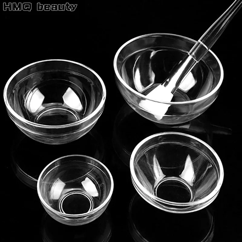 10/5/3/1pcs Facial Mask Bowl Mixing Bowl Acrylic Oil Bowl Set Face Mud Mixing Brush Applicator Beauty Salon DIY Skin Care Tools