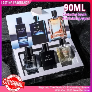 High Quality Men Perfume Hombre Gift Box 3pcs Set 90ml Colognes Scent Fascination Man Perfumes Masculinos Lasting Parfum Heren