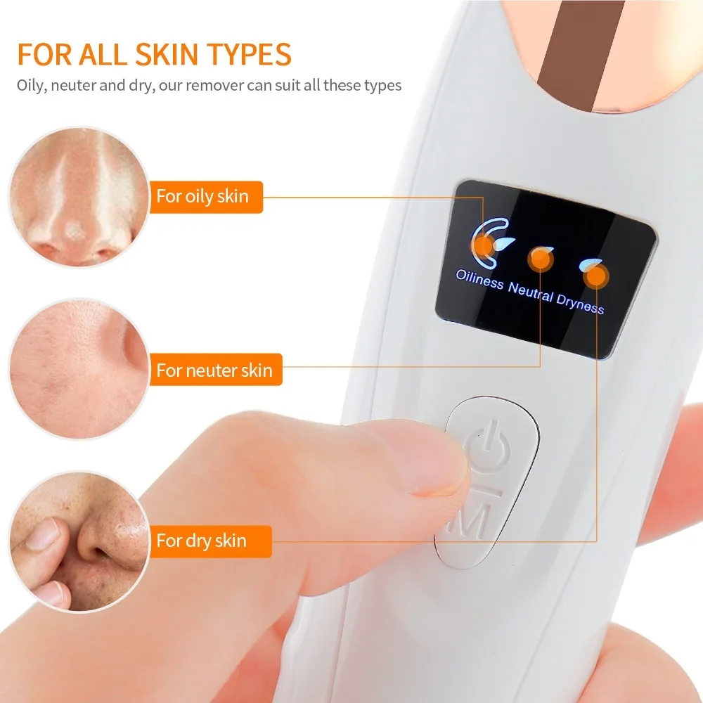 Vacuum Nose Blackhead Remover Face Cleansing Beauty Machine Facial Suction Cleaner Pimple Dead Skin Remover Extractor Skin Care - Image 3