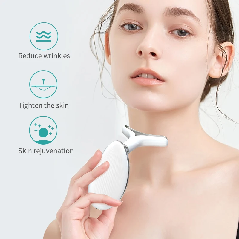 ANLAN Neck Face Beauty Device EMS Facial Neck Lifting 3 Colors Light Skincare Skin Tighten Reduce Double Chin Skin Care Tools - Image 6