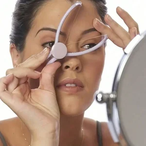 1pc-Women's Facial Epilator Eyebrow Cheek Hair Removal Epilator Facial Thread Makeup Tool Spring Smooth Skin