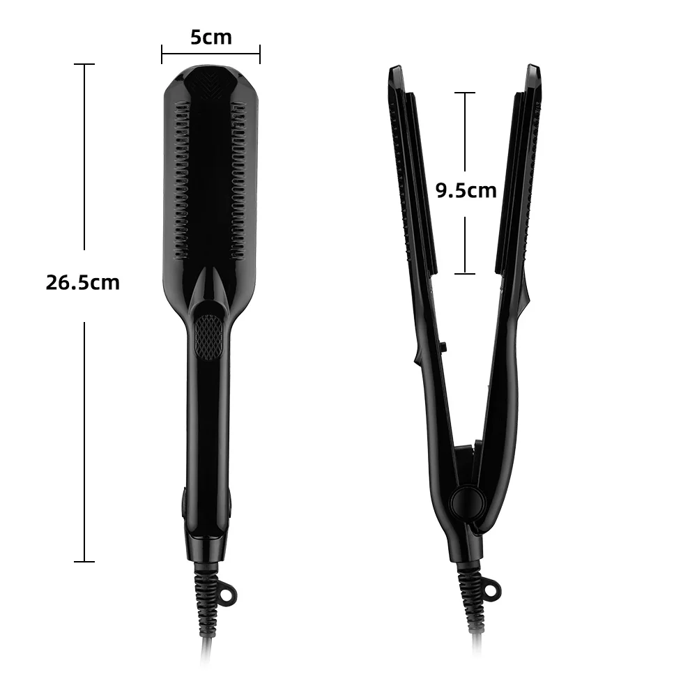Professional hair curler Crimper Ceramic Corrugated Curler Curling Iron Hair Styler Electric Corrugation Wave Styling Tools - Image 6