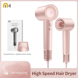High-Speed Electric Hair Dryer Machine1600W Adjustable Temperature Professional Low Noise Fast Drying Anion Hair Care Blow Dryer