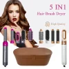 5 in 1 Hair Dryer Hot Comb Set Professional Curling Iron Hair Straightener Styling Tool For Professional Hair Dryer Household