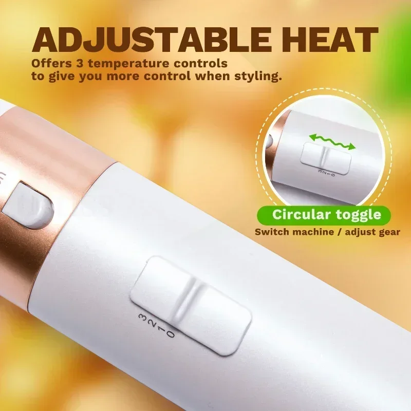 5 in 1 Hair Dryer Hot Comb Set Professional Curling Iron Hair Straightener Styling Tool For Professional Hair Dryer Household - Image 5