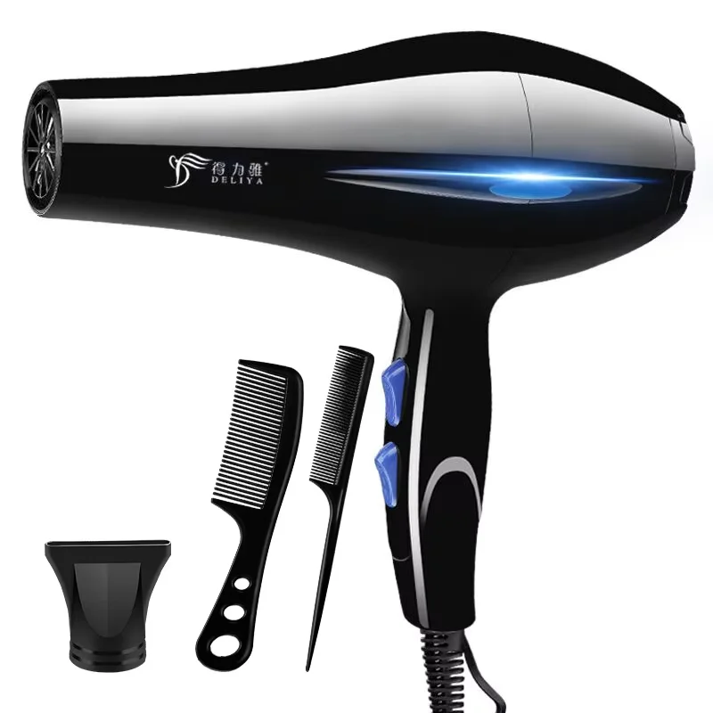 Hair Dryer 2200W Professional Powerful Hair Dryer Fast Heating Hot And Cold Adjustment Ionic Air Blow Dryer with Air Collecting - Image 2