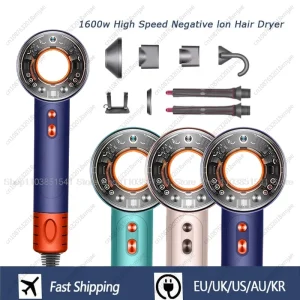 super Automatic temperature control Hair Dryer Leafless Hair Dryer Styling Negative Ion Tool Constant Anion Electric Hair Dryers