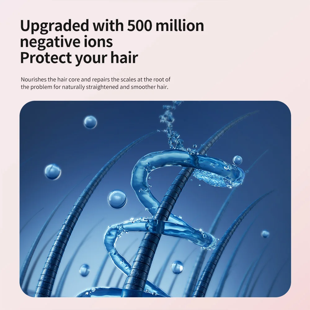 High-Speed Electric Hair Dryer Machine1600W Adjustable Temperature Professional Low Noise Fast Drying Anion Hair Care Blow Dryer - Image 4